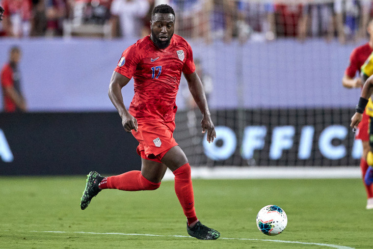 United States forward Jozy Altidore (17)